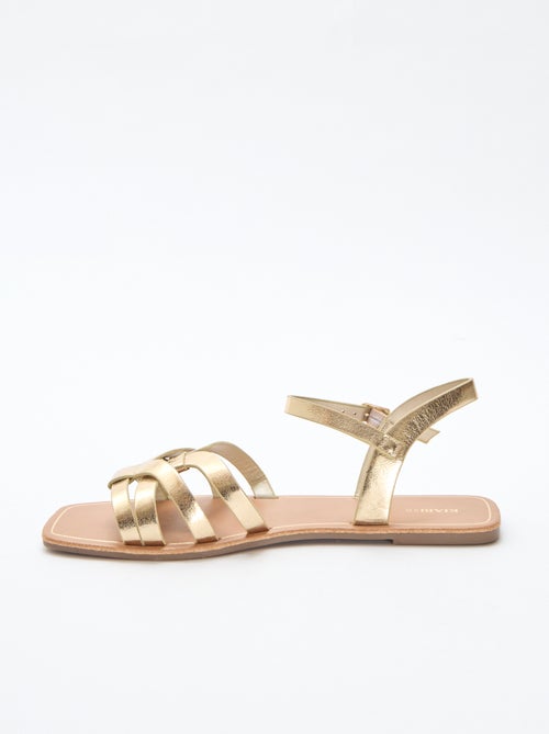 Sandales en bride croisée - Kiabi