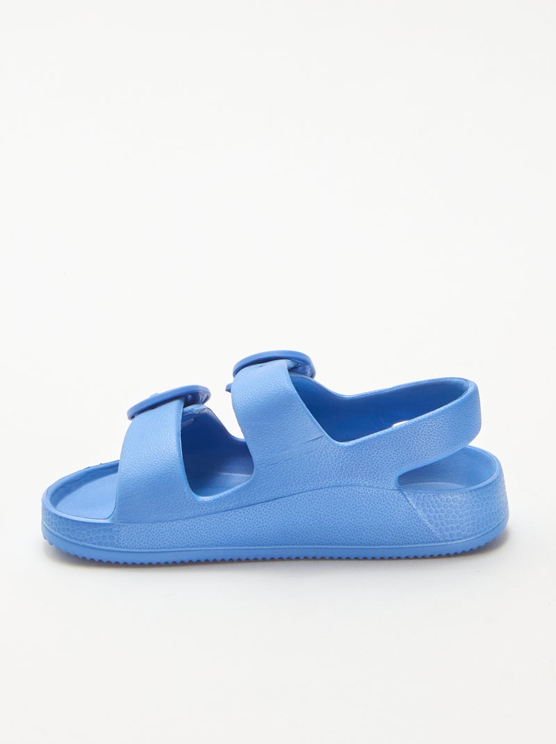Sandales en plastique Bleu - Kiabi