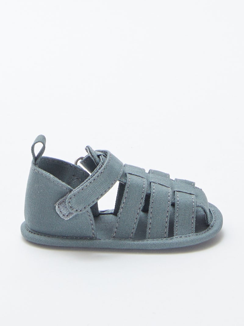 Sandales multi-brides BLEU - Kiabi