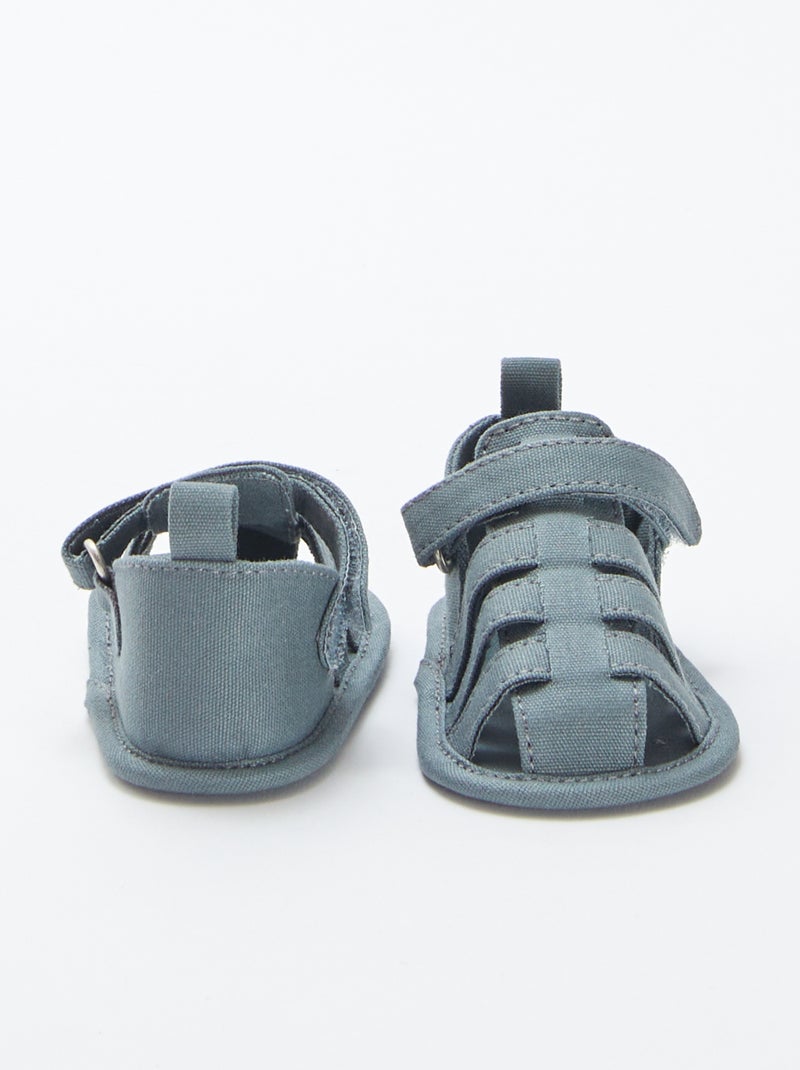 Sandales multi-brides BLEU - Kiabi