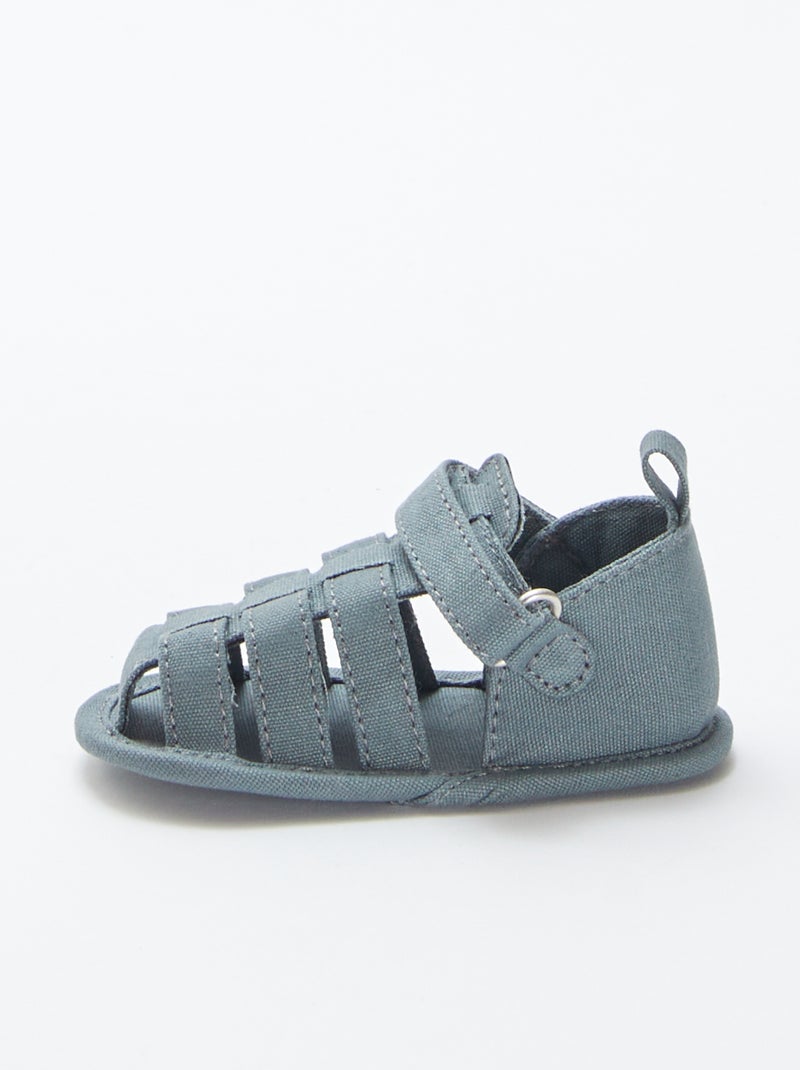Sandales multi-brides BLEU - Kiabi