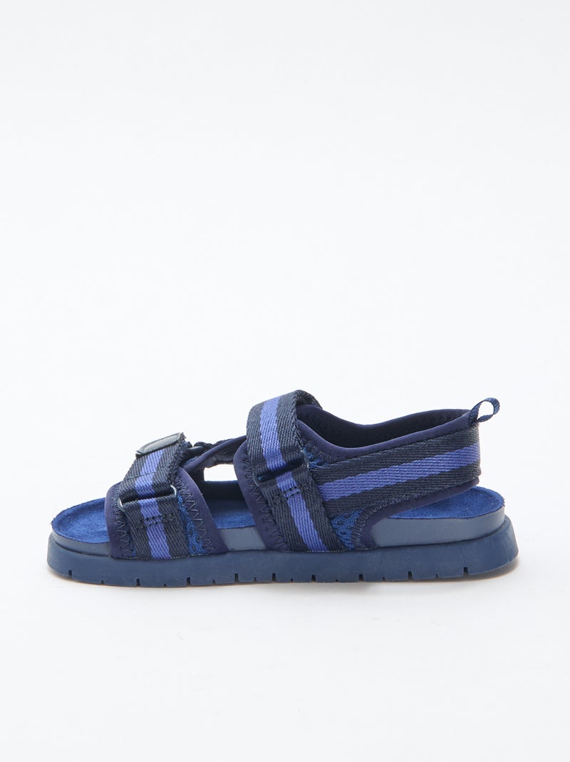 Sandali blu con velcro Blu - Kiabi