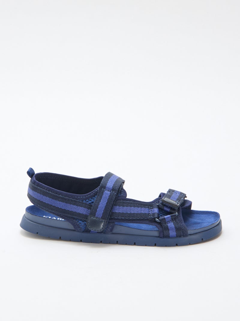 Sandali blu con velcro Blu - Kiabi