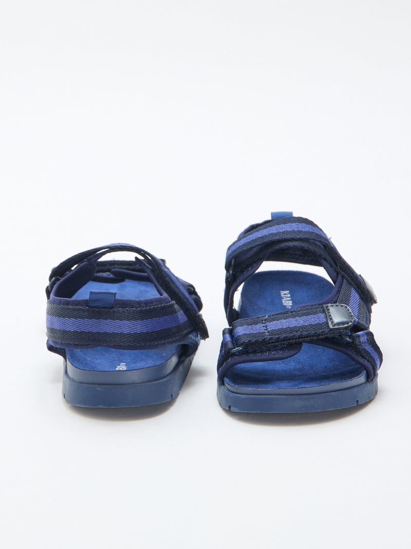 Sandali blu con velcro Blu - Kiabi