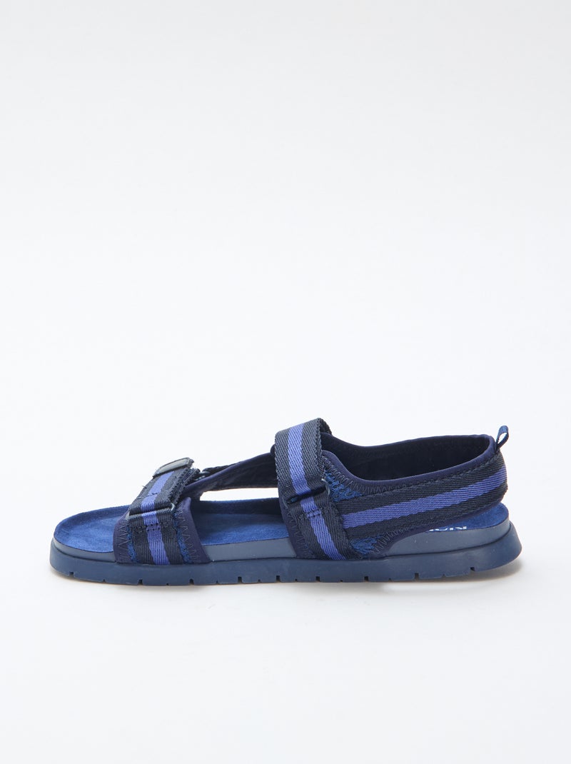 Sandali blu con velcro Blu - Kiabi