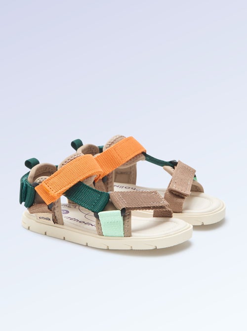 Sandali con strappo motricità 4 'camminare' - Kitchoun - Kiabi Sandali con strappo motricità 4 'camminare' - Kitchoun - Kiabi