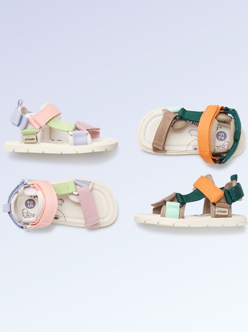 Sandali con strappo motricità 4 'camminare' - Kitchoun - Kiabi Sandali con strappo motricità 4 'camminare' - Kitchoun - Kiabi