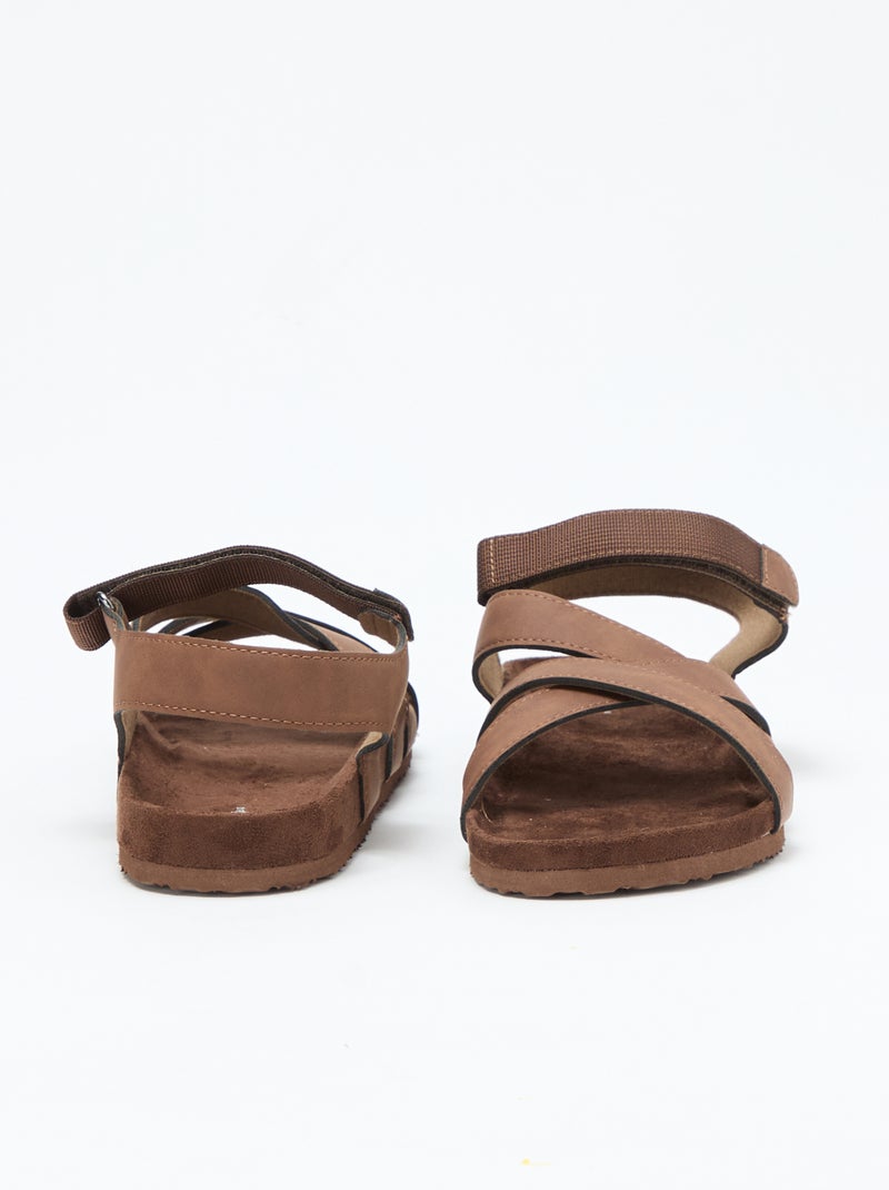 Sandali stile trekking Beige - Kiabi