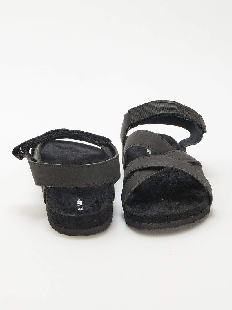 Sandali stile trekking Nero - Kiabi