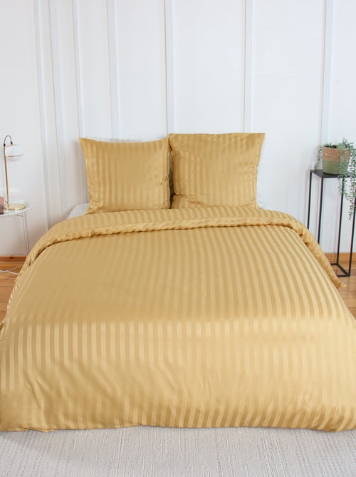 Satin Bedding Set for Single or Double Bed + 2 Pillowcases - Kiabi