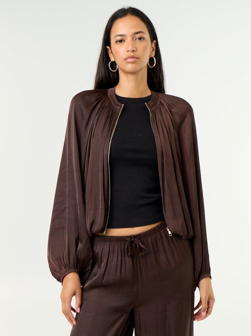 Satinierte Ballonjacke - Kiabi