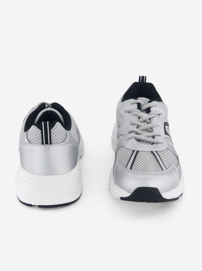 Scarpe da running in tessuto Grigio - Kiabi