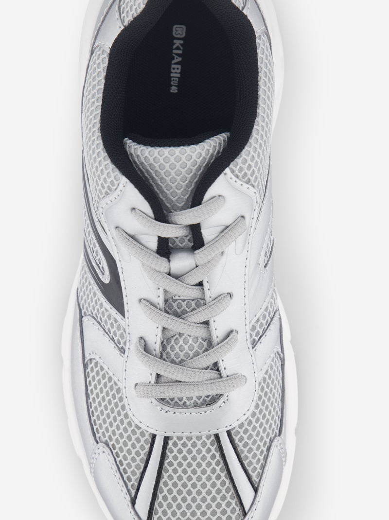Scarpe da running in tessuto Grigio - Kiabi