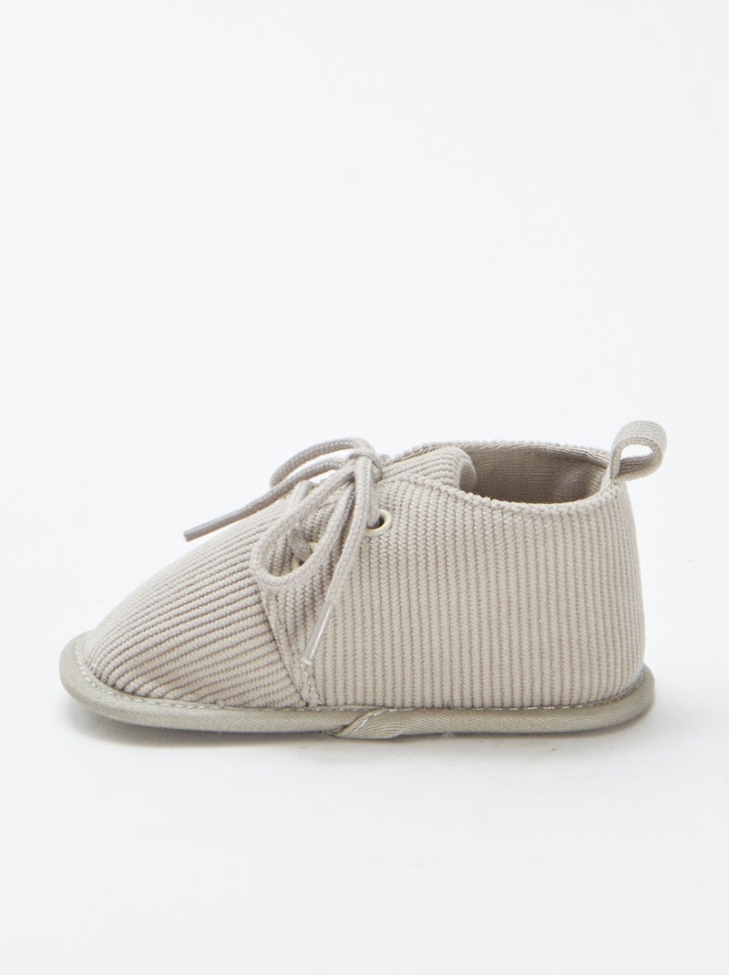 Scarpine con lacci Grigio - Kiabi
