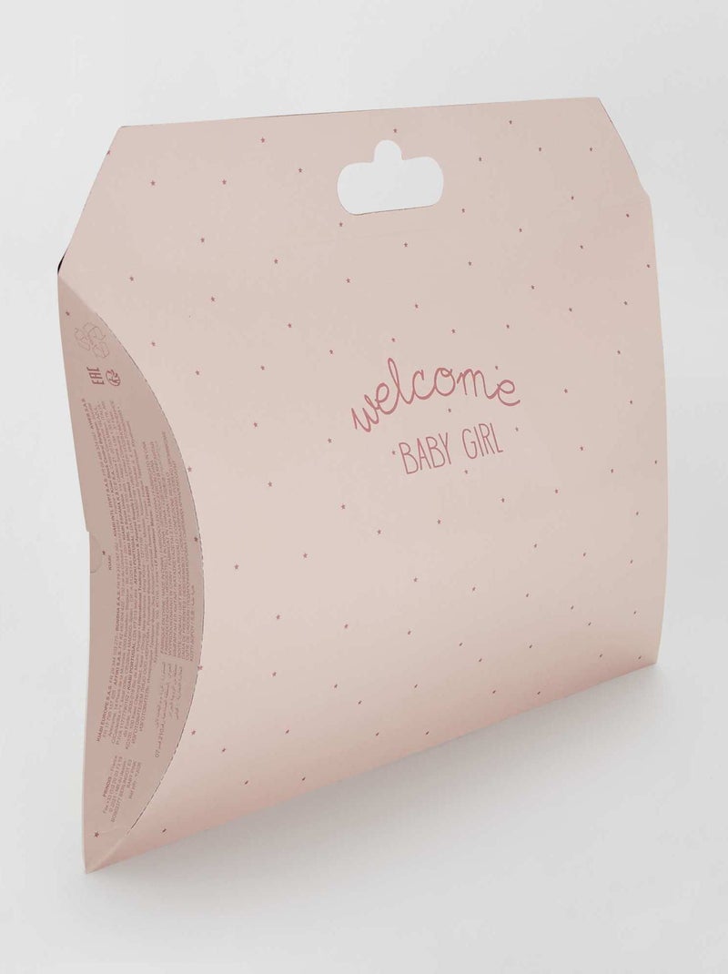 Scatola regalo 'nascita' ROSA - Kiabi