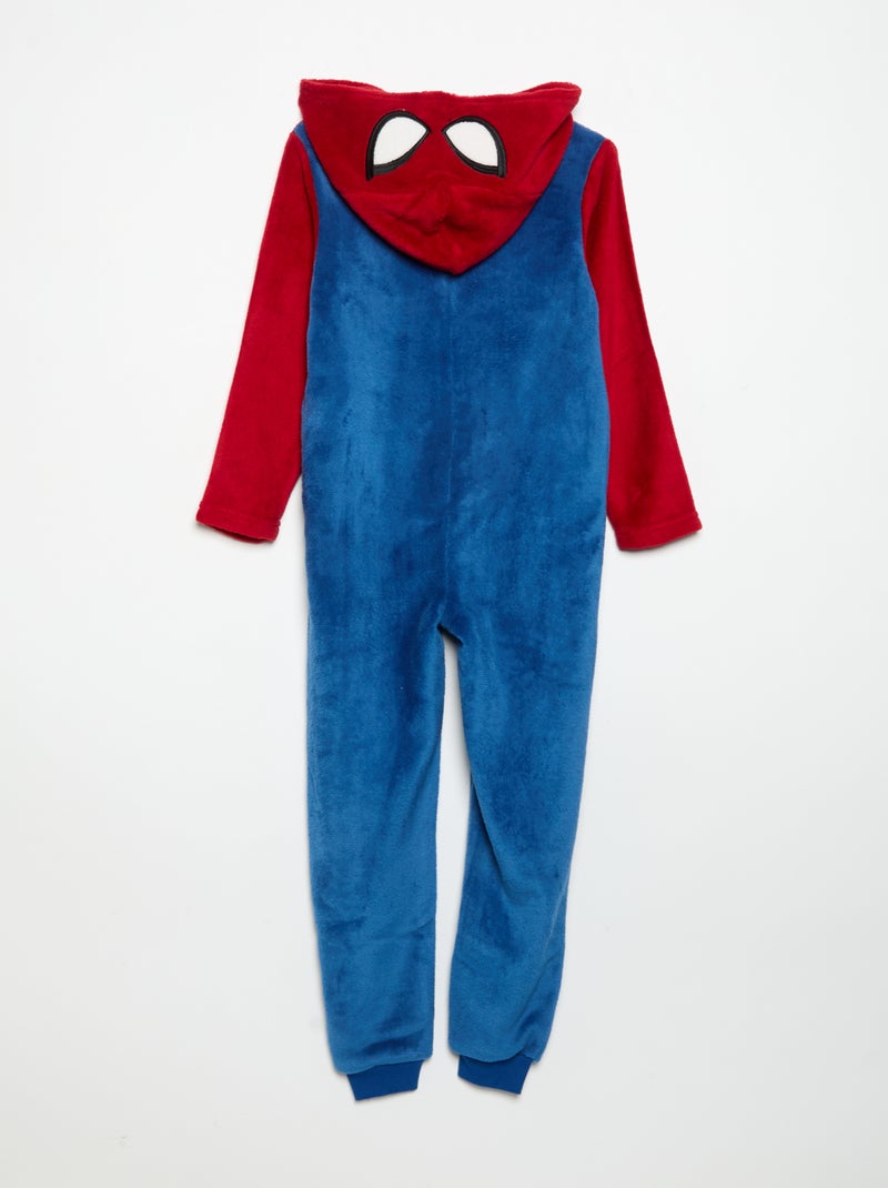 Schlafoverall 'Marvel' 'Spider Man' Rouge - Kiabi