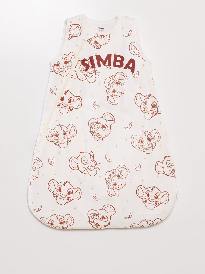 Schlafsack mit langen Ärmeln \'Simba\' \'Disney\' TOG 2 WEISS - Kiabi