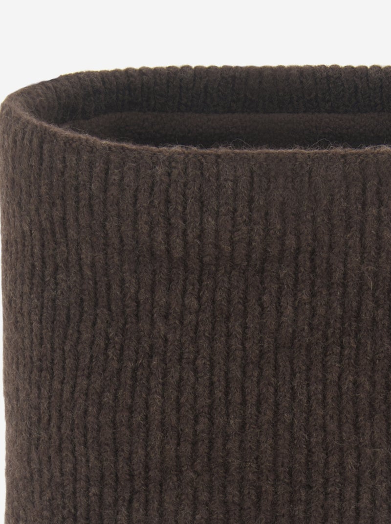 Schlauchschal aus Rippstrick Marron - Kiabi