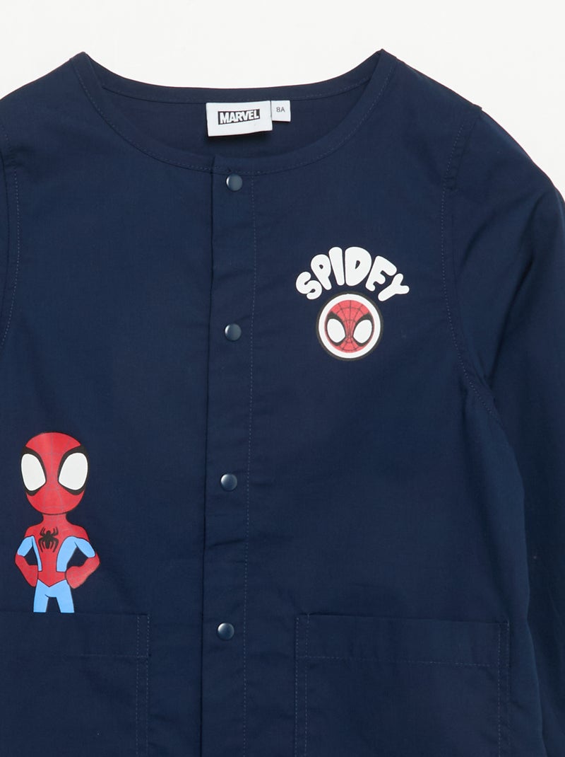 Schulschürze 'Marvel' 'Spiderman'' Blau - Kiabi