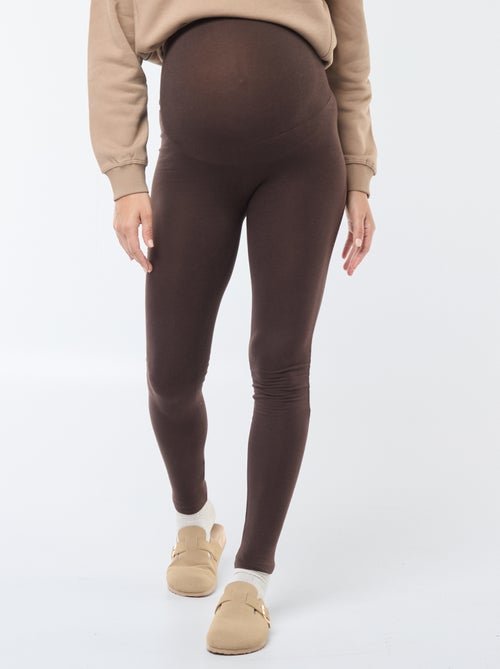 Schwangerschafts-Legging lang aus unifarbenem Jersey - Kiabi