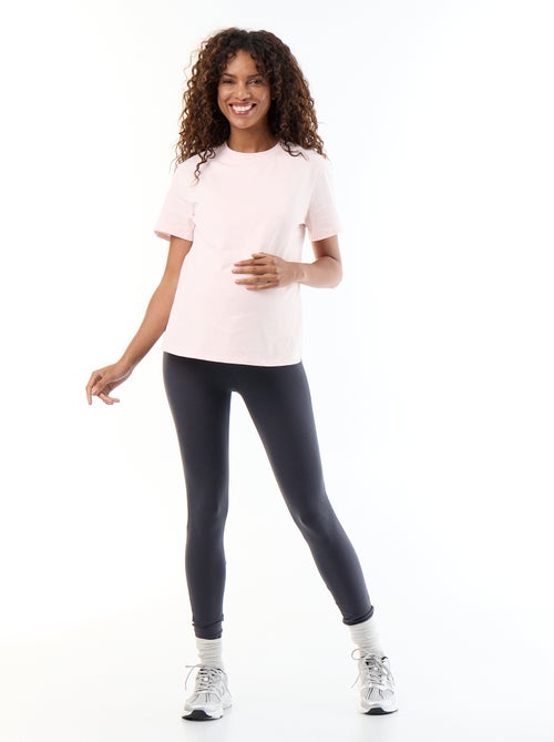 Schwangerschafts-Legging lang aus unifarbenem Jersey - Kiabi
