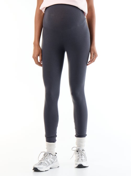Schwangerschafts-Legging lang aus unifarbenem Jersey - Kiabi