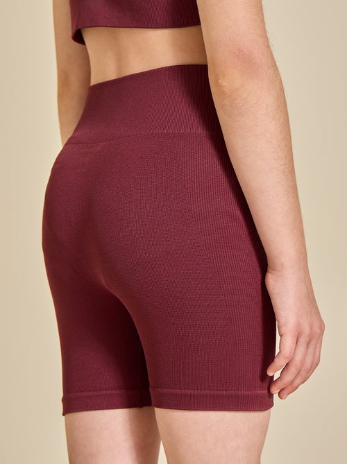 Seamless sport cycling shorts - Kiabi