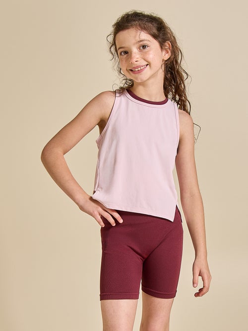 Seamless sport cycling shorts - Kiabi