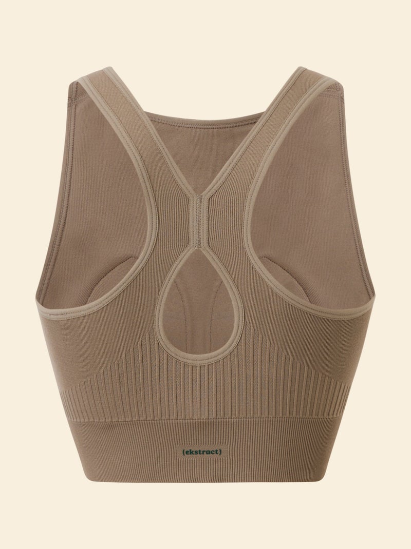 Seamless Sports Bra - (ekstract) Beige - Kiabi
