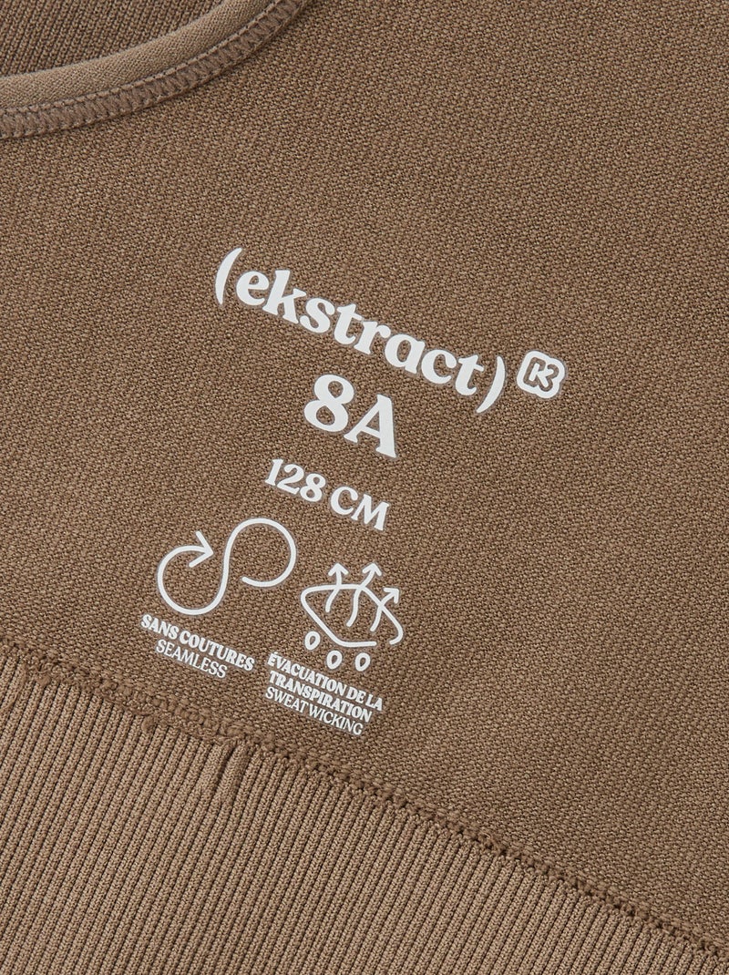 Seamless Sports Bra - (ekstract) Beige - Kiabi