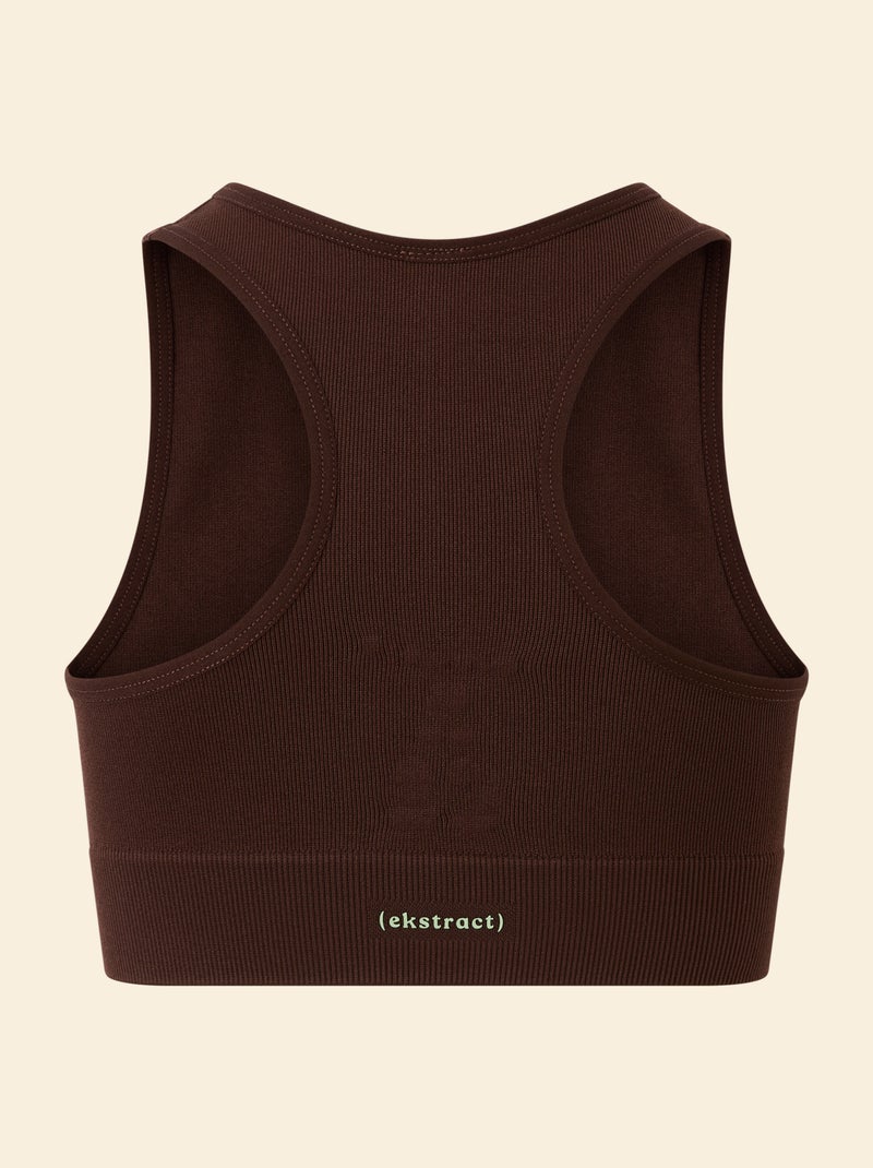 Seamless Sports Bra - (ekstract) Brown - Kiabi