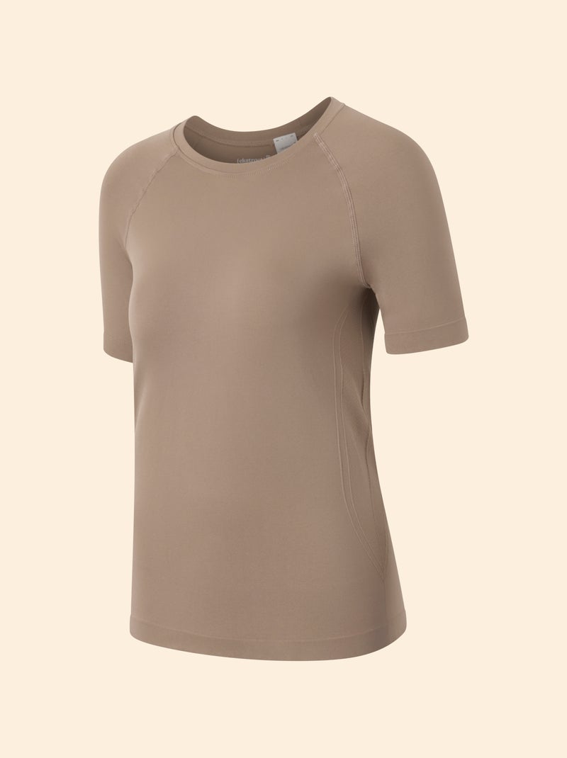 Second-Skin Effect Sports T-Shirt - (ekstract) Beige - Kiabi