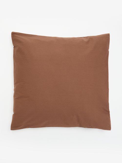 Seersucker Double Duvet Cover Set 240 x 220 cm - Kiabi