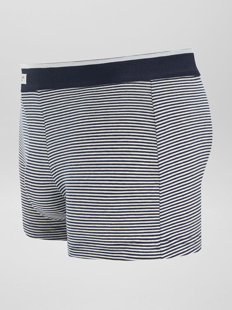 Set 3 boxer stretch BLU - Kiabi