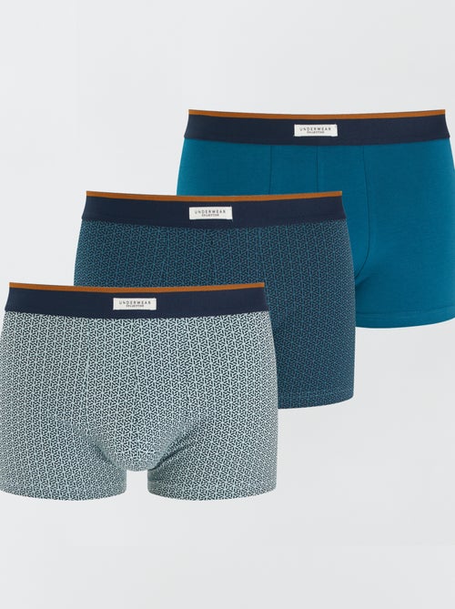 Set 3 boxer stretch - Kiabi