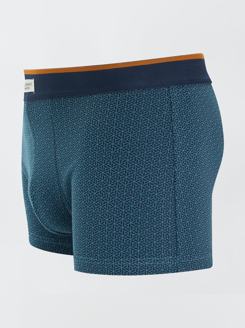 Set 3 boxer stretch KAKI - Kiabi