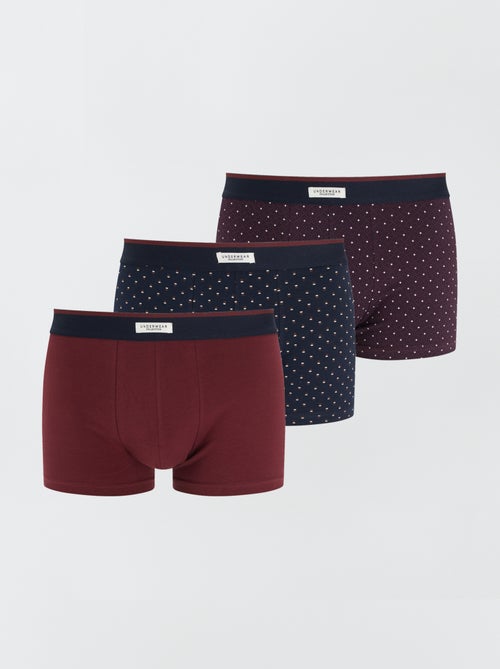 Set 3 boxer stretch - Kiabi