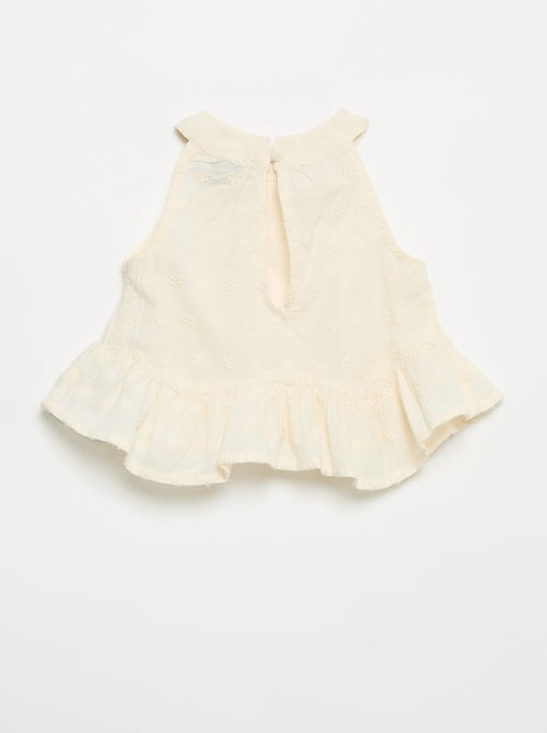 Set ärmellose Bluse + Shorts - Kiabi Set ärmellose Bluse + Shorts - Kiabi