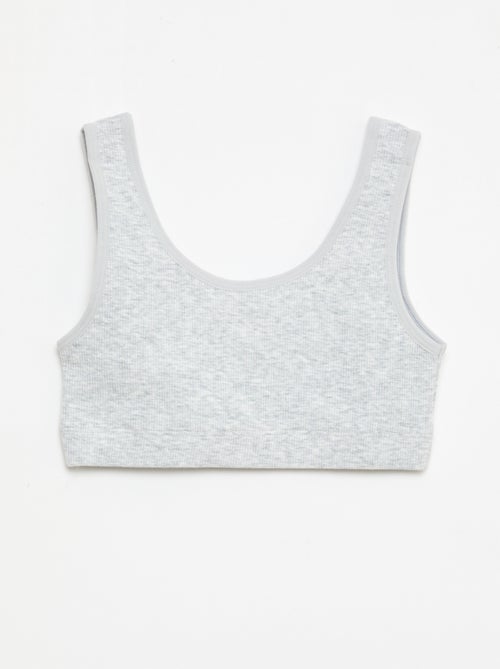 Set aus gerippten Bralettes - Kiabi