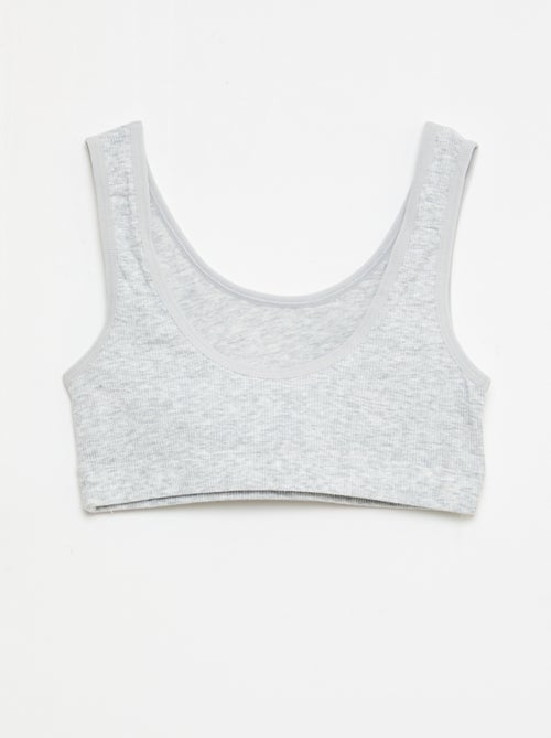 Set aus gerippten Bralettes - Kiabi