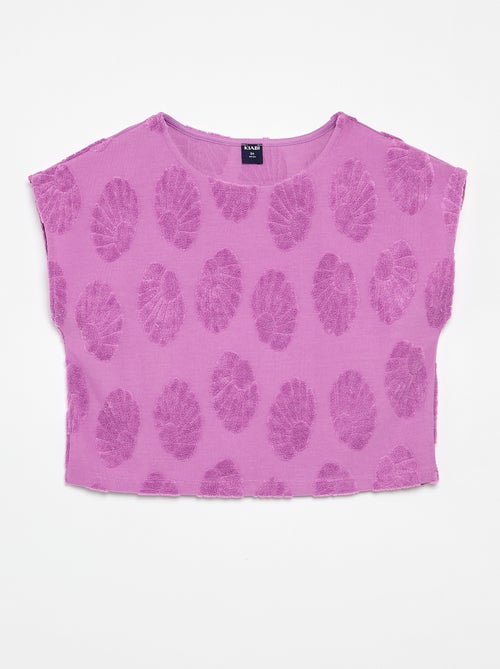 Set aus Shorts und T-Shirt mit Bouclé-Details - Kiabi