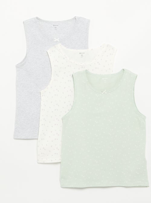 Set aus Trägershirts mit breiten Trägern - Kiabi