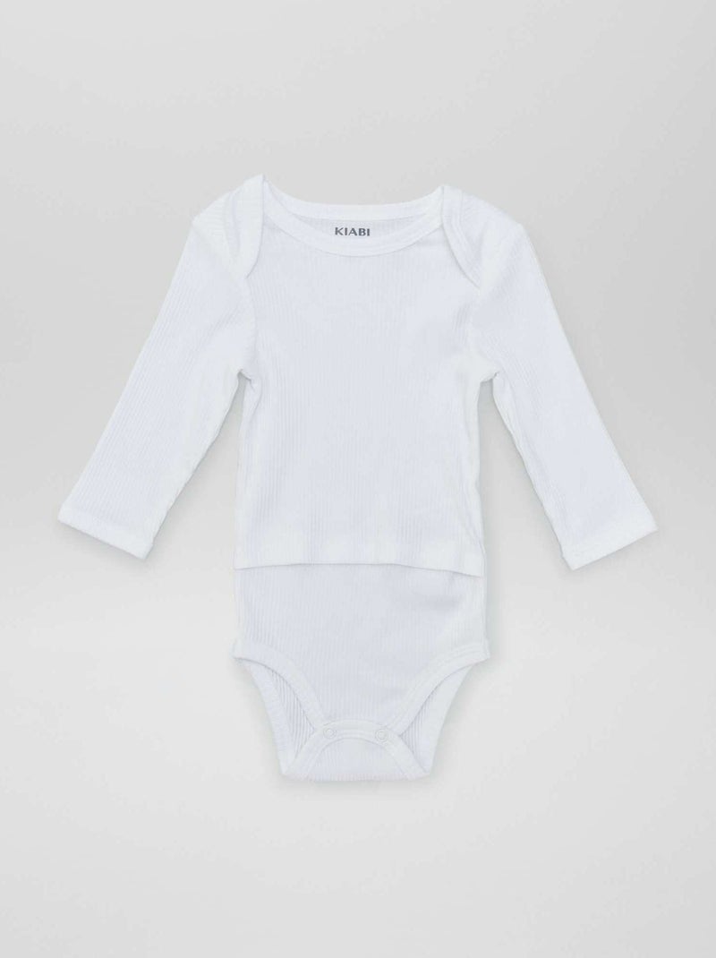 Set di 2 body - collezione facile da indossare bianco - Kiabi