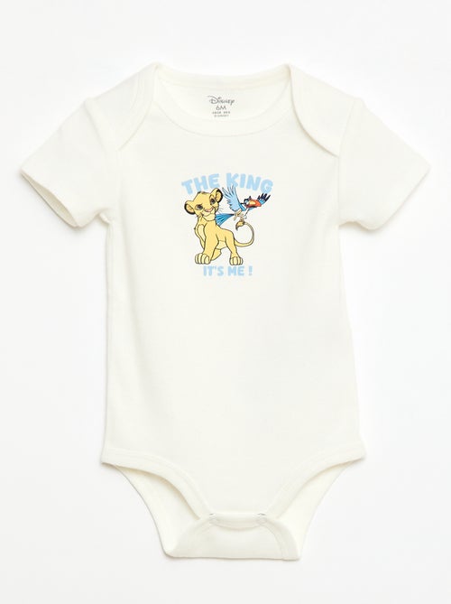Set di 2 body a maniche corte \'Disney\' \'Simba\' - Kiabi