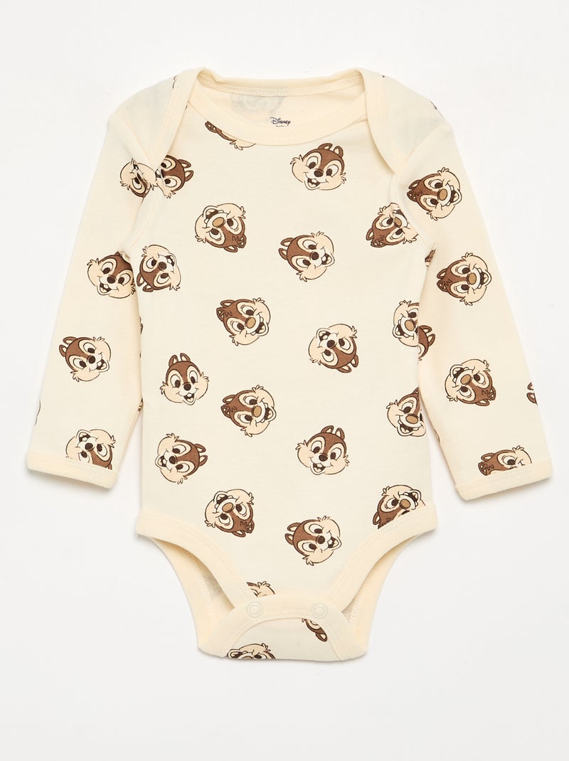 Set di 2 body 'Disney' 'Cip e Ciop' Beige - Kiabi
