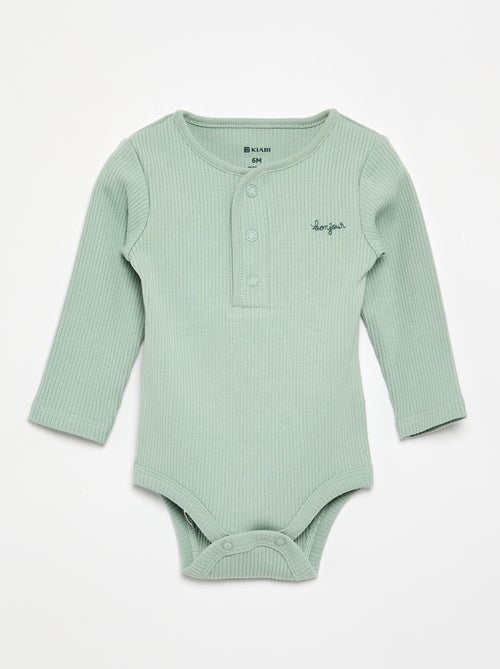 Set di 2 body in maglia a costine - Kiabi