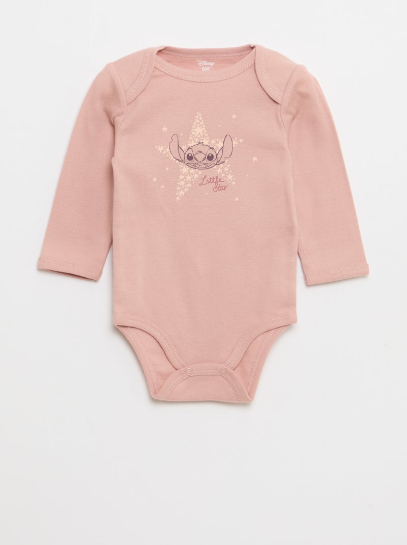 Set di 2 body 'Stitch' 'Disney' Rosa - Kiabi