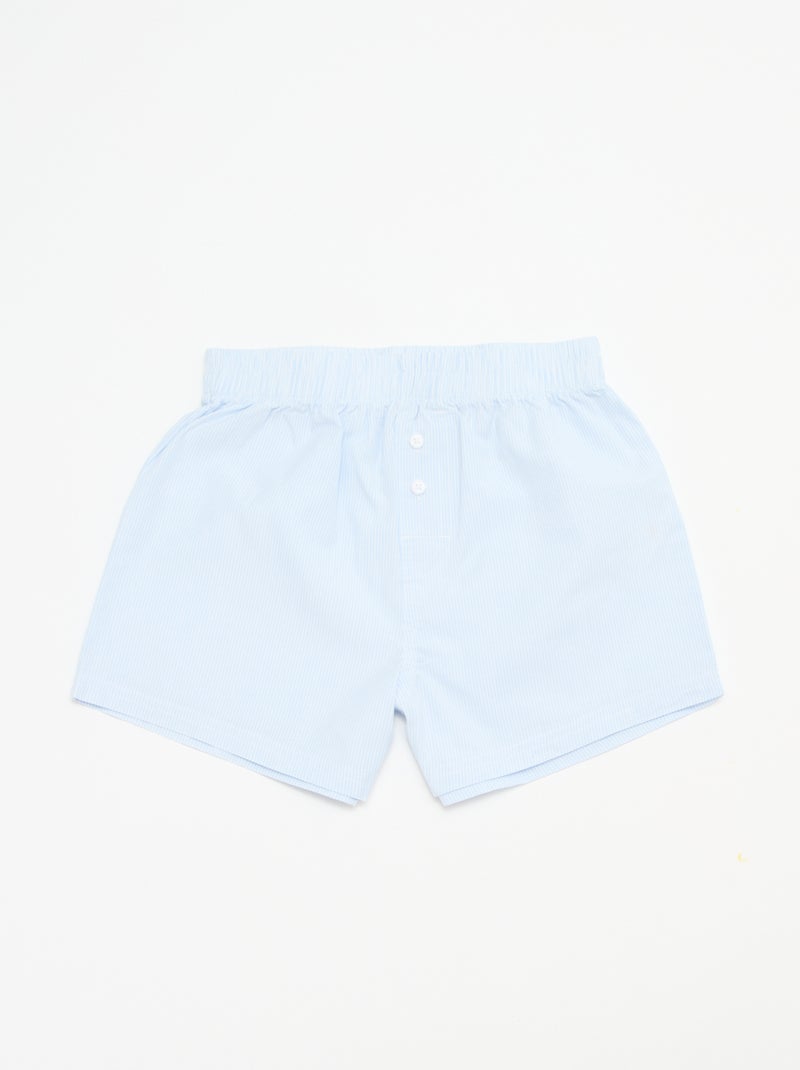 Set di 2 boxer a quadri Blu - Kiabi