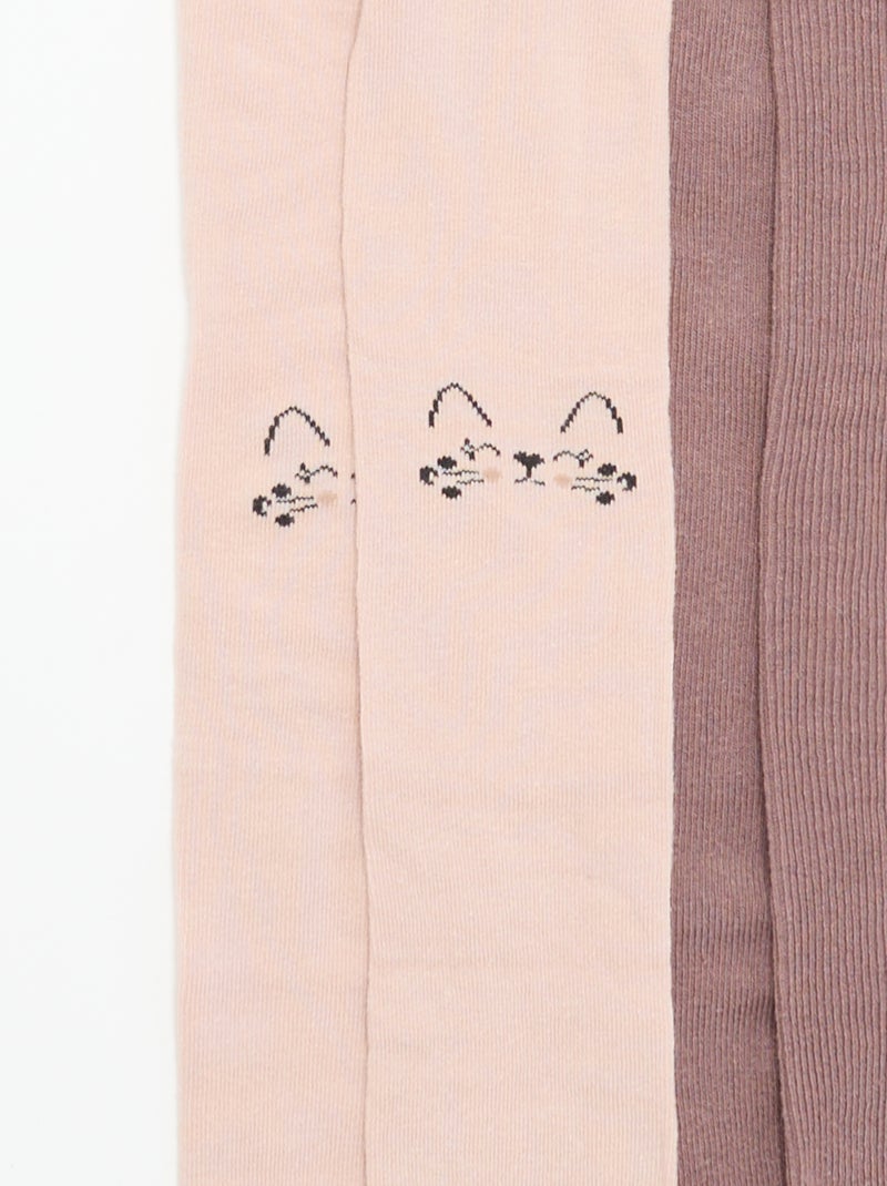 Set di 2 collant fantasia Rosa - Kiabi
