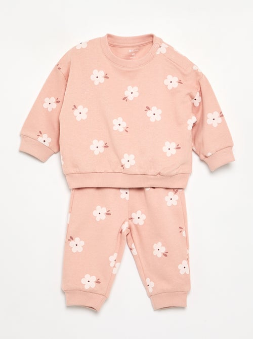 Set di 2 completi 2 pezzi - felpa + pantaloni - Kiabi